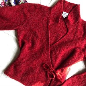 MARGARET O’LEARY WOOL WRAP SWEATER